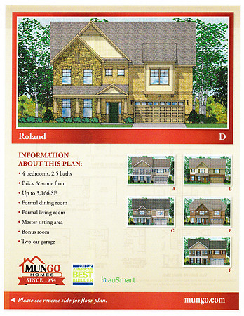 Roland Elevations | Mungo Homes