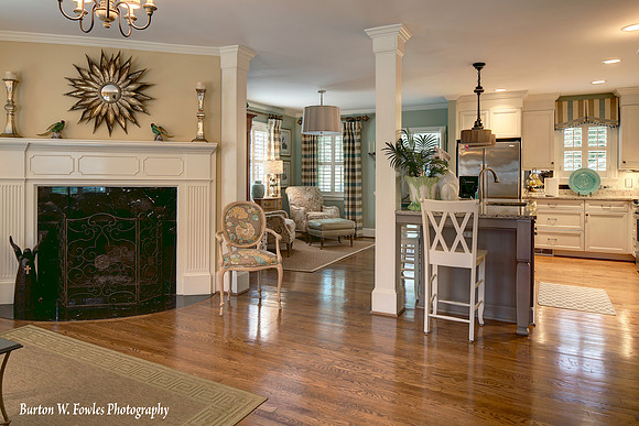 Open Floor Plan | Fireplace