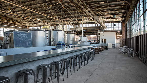 Hunter-Gatherer Brewery at the Curtiss-Wright Hangar