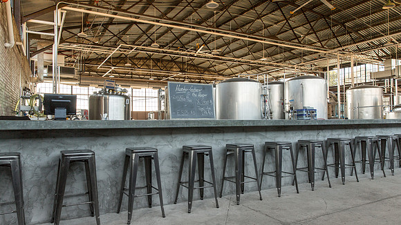 Hunter-Gatherer Brewery at the Curtiss-Wright Hangar