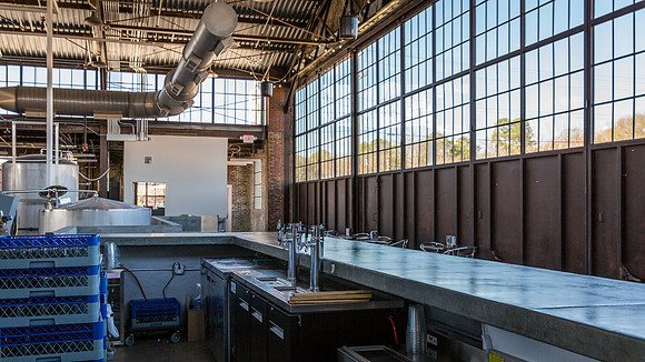 Hunter-Gatherer Brewery at the Curtiss-Wright Hangar