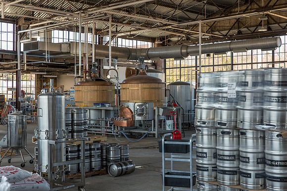 Hunter-Gatherer Brewery at the Curtiss-Wright Hangar