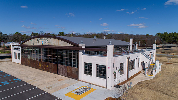 Hunter-Gatherer Brewery at the Curtiss-Wright Hangar
