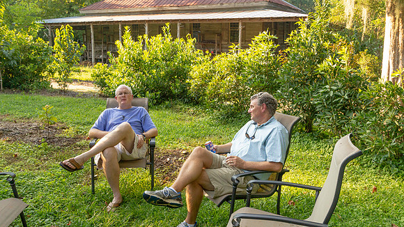 Robert & Bo at Wavering Plave 8/24/13