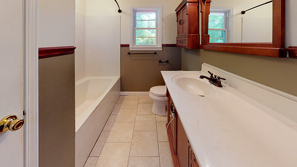 Updated Hall Bath